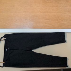 14 black slacks women straight leg